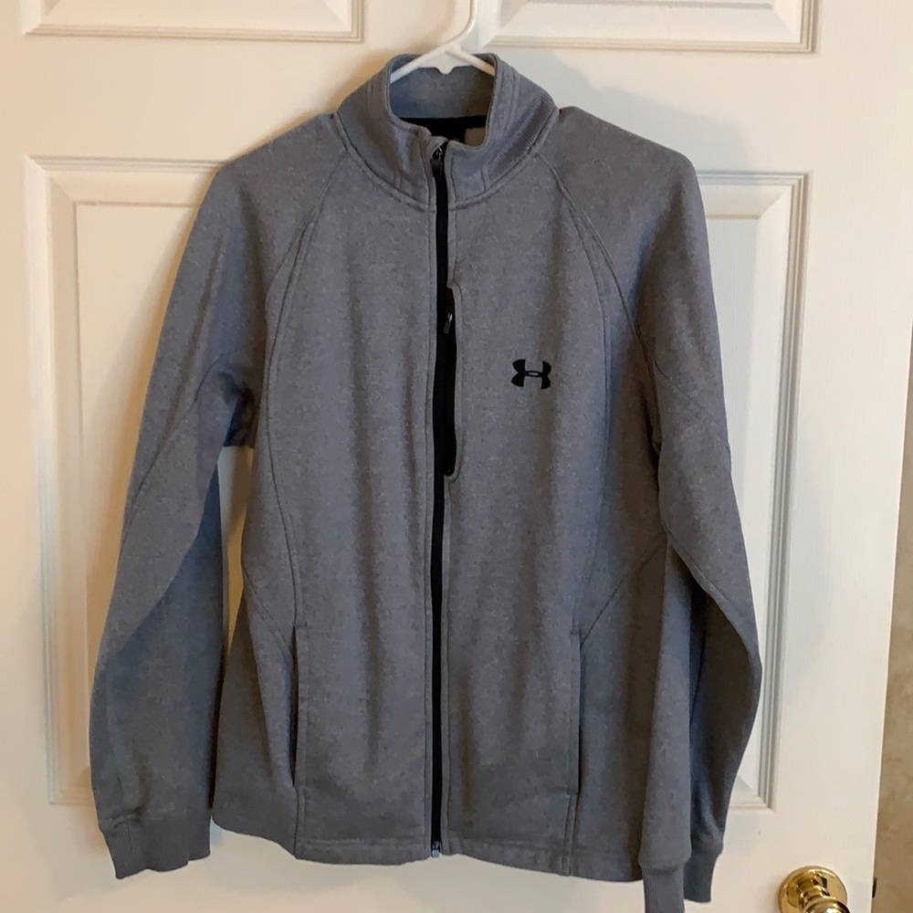 Under Armor gray full zip jacket